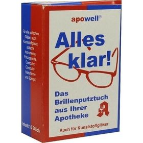 Brillenputztuch ALLES KLAR, 10 ST – PZN 3625924 из Германии