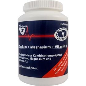 Calcium + Magnesium + Vitamin D, 120 ST – PZN 3934594 из Германии