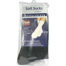 BORT SoftSocks Silber schwarz 41-43, 2 ST – PZN 5489744 из Германии