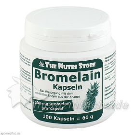 Bromelain 500mg vegetarische, 100 ST – PZN 5526416 из Германии