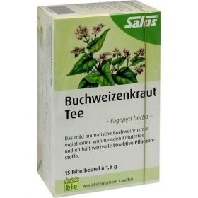 Buchweizenkraut Tee Fagopyri herba bio Salus, 15 ST – PZN 6765749 из Германии