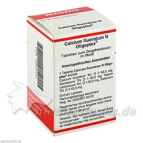 Calcium fluoratum N OLIGOPLEX, 150 ST – PZN 6963432 из Германии