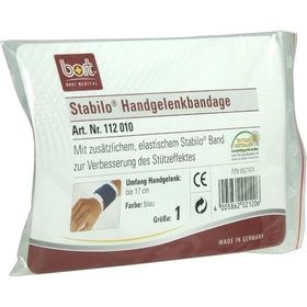 BORT STABILO HANDGELENKBANDAGE BLAU GR 1, 1 ST – PZN 8527474 из Германии