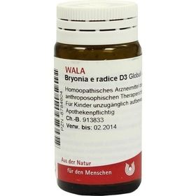 BRYONIA E RADICE D 3, 20 G – PZN 8784604 из Германии