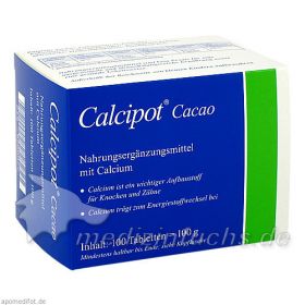 Calcipot Cacao, 100 ST – PZN 9200077 из Германии
