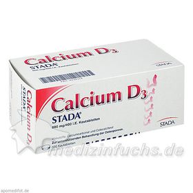 Calcium D3 STADA 600mg/400 I.E. Kautabletten, 120 ST – PZN 9234314 из Германии