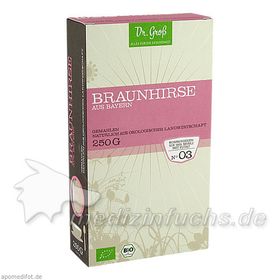BRAUNHIRSE bio (gemahlen), 250 G – PZN 9245482 из Германии