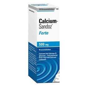Calcium-Sandoz forte 500mg (20 stk) – PZN 169644 из Германии