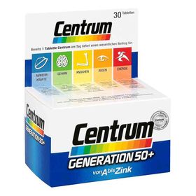 Centrum Gen.50+ A-zink+floraglo Lutein Caplette (30 stk) – PZN 243731 из Германии