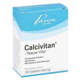 Calcivitan Pascoe Vital Tabletten (100 stk) – PZN 1352072 из Германии