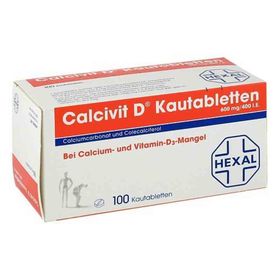 Calcivit D 600mg/400 I.E. (100 stk) – PZN 1364833 из Германии