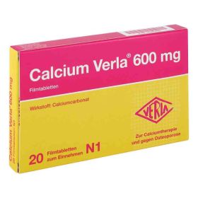 Calcium Verla 600mg (20 stk) – PZN 1397838 из Германии