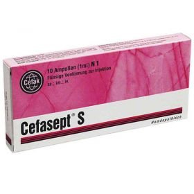 Cefasept S Injektionslösung (10 stk) – PZN 1417802 из Германии