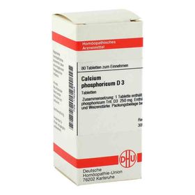 Calcium Phosphoricum D 3 Tabletten (80 stk) – PZN 1762864 из Германии