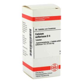 Calcium Sulfuricum D 4 Tabletten (80 stk) – PZN 1763071 из Германии