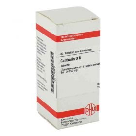 Cantharis D 6 Tabletten (80 stk) – PZN 1763510 из Германии