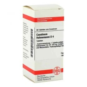 Causticum Hahnemanni D 4 Tabletten (80 stk) – PZN 1764432 из Германии