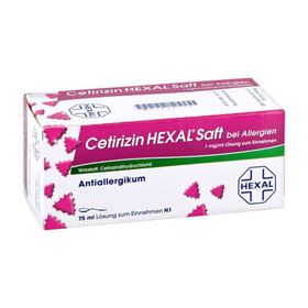 Cetirizin HEXAL bei Allergien 1mg/ml (75 ml) – PZN 1830117 из Германии