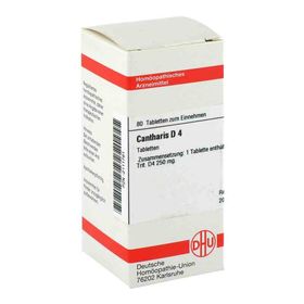 Cantharis D 4 Tabletten (80 stk) – PZN 2111761 из Германии