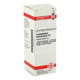 Caulophyllum Thalictroides D 6 Dilution (20 ml) – PZN 2112111 из Германии