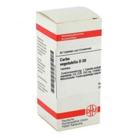 Carbo Vegetabilis D 30 Tabletten (80 stk) – PZN 2117775 из Германии