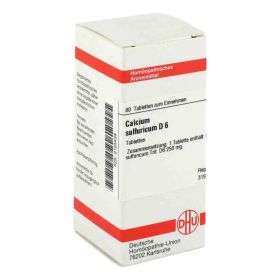 Calcium Sulfuricum D 6 Tabletten (80 stk) – PZN 2125438 из Германии