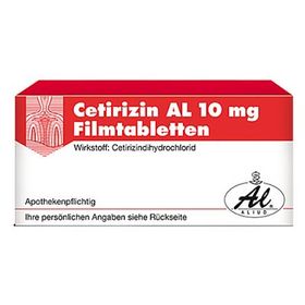 Cetirizin AL 10mg (20 stk) – PZN 2406634 из Германии