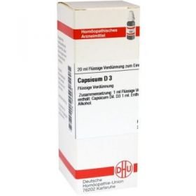 Capsicum D 3 Dilution (20 ml) – PZN 2609805 из Германии