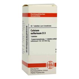 Calcium Sulfuricum D 3 Tabletten (80 stk) – PZN 2627298 из Германии