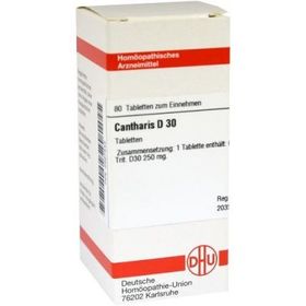 Cantharis D 30 Tabletten (80 stk) – PZN 2627542 из Германии