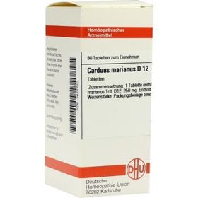 Carduus Marianus D 12 Tabletten (80 stk) – PZN 2627720 из Германии
