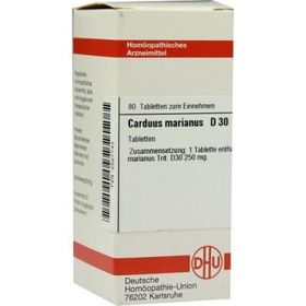 Carduus Marianus D 30 Tabletten (80 stk) – PZN 2627743 из Германии