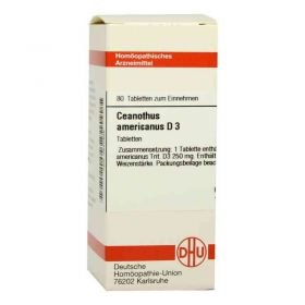 Ceanothus Americanus D 3 Tabletten (80 stk) – PZN 2627855 из Германии