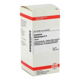 Causticum Hahnemanni D 4 Tabletten (200 stk) – PZN 2801483 из Германии