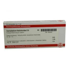 Caulophyllum Thalictroides D 6 Ampullen (10X1 ml) – PZN 2823467 из Германии