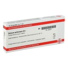 Calcium Sulfuricum D 6 Ampullen (10X1 ml) – PZN 2826371 из Германии