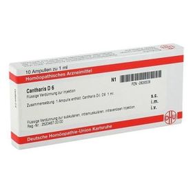 Cantharis D 6 Ampullen (10X1 ml) – PZN 2826508 из Германии