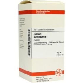 Calcium Sulfuricum D 4 Tabletten (200 stk) – PZN 2895389 из Германии