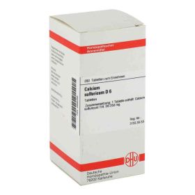 Calcium Sulfuricum D 6 Tabletten (200 stk) – PZN 2895395 из Германии