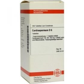 Cardiospermum D 6 Tabletten (200 stk) – PZN 2895946 из Германии