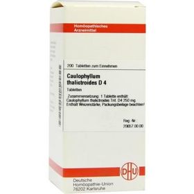 Caulophyllum Thalictroides D 4 Tabletten (200 stk) – PZN 2896087 из Германии