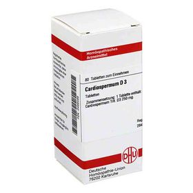 Cardiospermum D 3 Tabletten (80 stk) – PZN 3486486 из Германии
