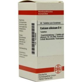 Calcium Silicicum D 4 Tabletten (80 stk) – PZN 4209688 из Германии