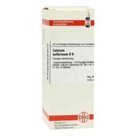 Calcium Sulfuricum D 6 Dilution (50 ml) – PZN 4209783 из Германии