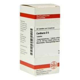 Cantharis D 5 Tabletten (80 stk) – PZN 4210125 из Германии