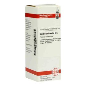 Carbo Animalis D 6 Dilution (20 ml) – PZN 4210527 из Германии