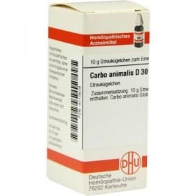 Carbo Animalis D 30 Globuli (10 g) – PZN 4210639 из Германии