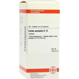 Carbo Animalis D 12 Tabletten (200 stk) – PZN 4210651 из Германии