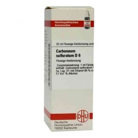 Carboneum Sulfurat. D 6 Dilution (20 ml) – PZN 4210792 из Германии
