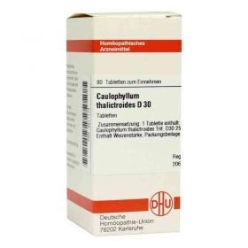 Caulophyllum Thalictroides D 30 Tabletten (80 stk) – PZN 4211113 из Германии